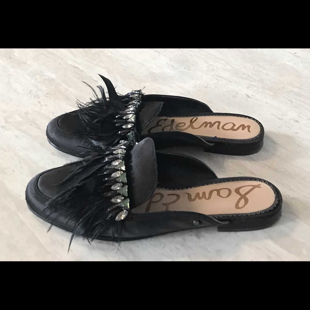 Sam Edelman Feather Gem Sandals Size 10